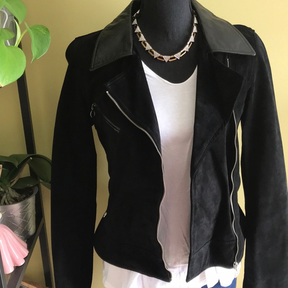 🔪Absolu suede black moto jacket🔪 - Picture 5 of 8